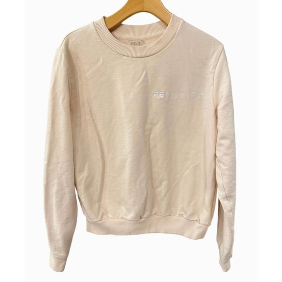 P.E Nation Classic Athleisure‎ Embroidered Pullover Sz M - Picture 1 of 6
